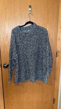 Aerie Multi-Color Confetti Knit Oversized Pullover Sweater